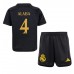 Real Madrid David Alaba #4 Barnkläder Tredje matchtröja till baby 2023-24 Kortärmad (+ Korta byxor) Billigt
